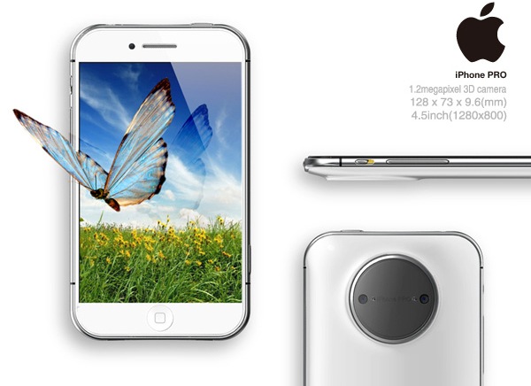 Смартфон iPhone PRO с креплением для объективов и подставки с пико-проектором-3