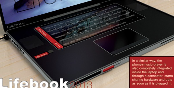 Fujitsu Lifebook: ноутбук со встроенными фотокамерой, смартфоном и планшетом-4