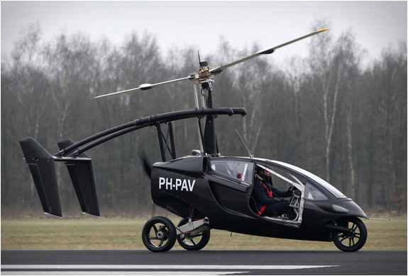 Гибрид вертолета и мотоцикла PAL-V ONE совершил свой первый полёт-4