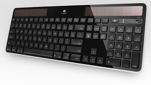 Яблочная версия клавиатуры Logitech Wireless Solar Keyboard K750-3