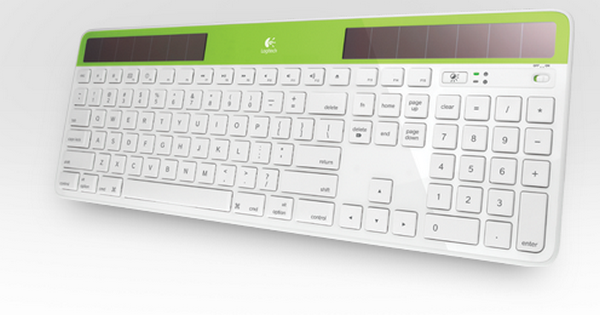 Яблочная версия клавиатуры Logitech Wireless Solar Keyboard K750-6