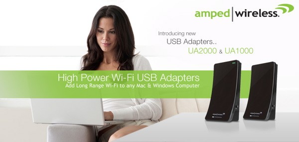Беспроводные адаптеры Amped Wireless для втрое большего радиуса подключения по Wi-Fi