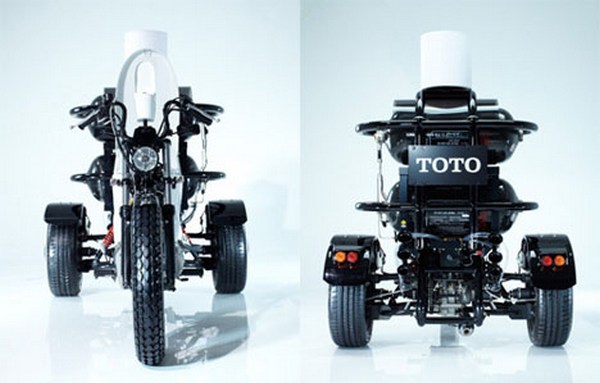 Toilet Bike Neo - гибрид мотоцикла и унитаза, работающий от экскрементов-3