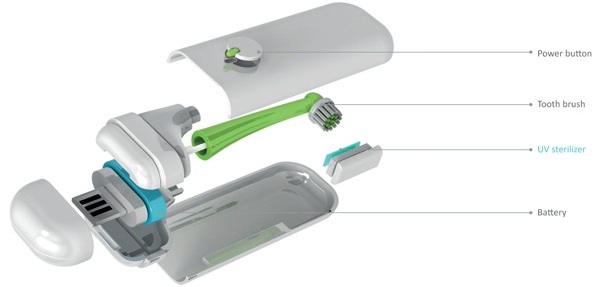 Гибрид зубной электрощетки и USB-флешки-3