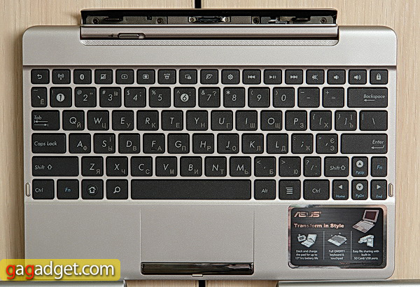 Небольшая разница: обзор планшета с клавиатурой ASUS Transformer Pad TF300T -19