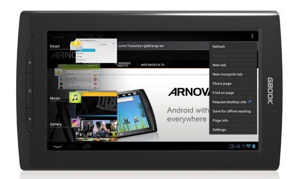 Archos Arnova GBook: обычный 7" планшет стоимостью около $120 (в США)-3