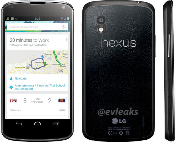 Пресс-фото LG Nexus и любопытные факты, подтвержденные самой LG