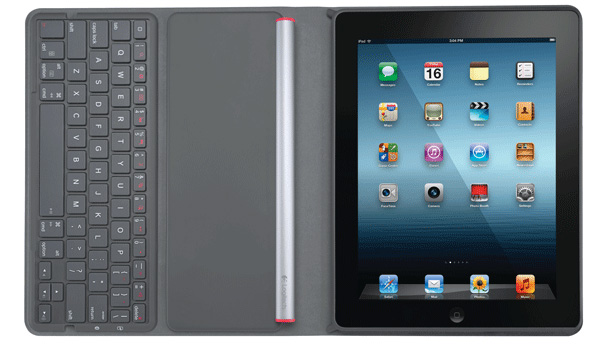 Logitech Folio: защитная обложка для iPad 2 и 3 поколения с клавиатурой и солнечной батареей-2