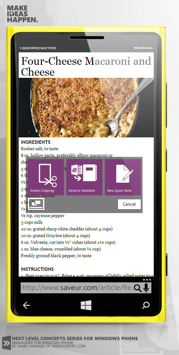 Впечатляющий концепт Microsoft Office для Windows Phone 8-10