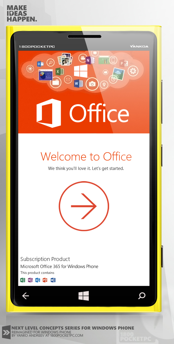 Впечатляющий концепт Microsoft Office для Windows Phone 8-3