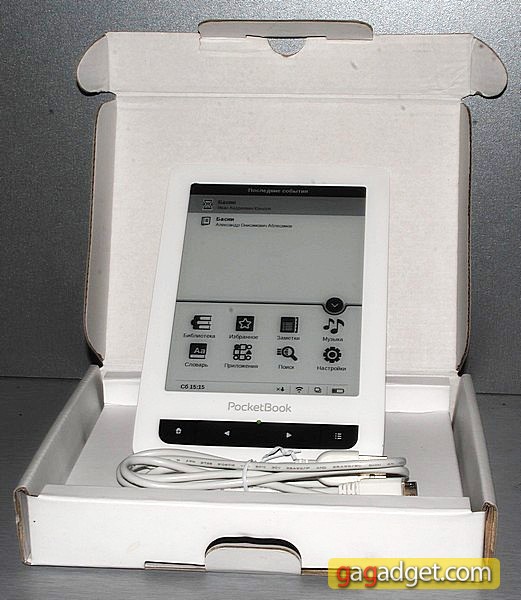 Обзор ридера PocketBook Touch с сенсорным экраном