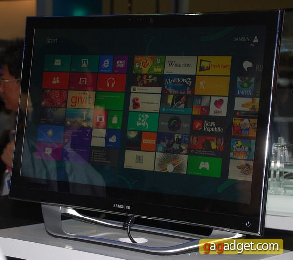 Моноблок Samsung 7 серии с сенсорным 27-дюймовым дисплеем на Windows 8-7