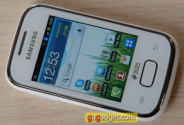 Обзор Android-смартфона начального уровня Samsung Galaxy Pocket Duos-5