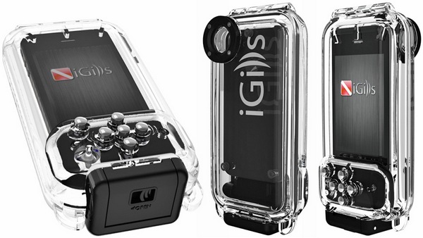 Водонепроницаемый бокс iGills для подводной съёмки на iPhone, дорого
