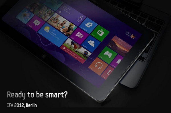 На IFA 2012 покажут планшет Samsung на Windows 8 или RT с док-клавиатурой