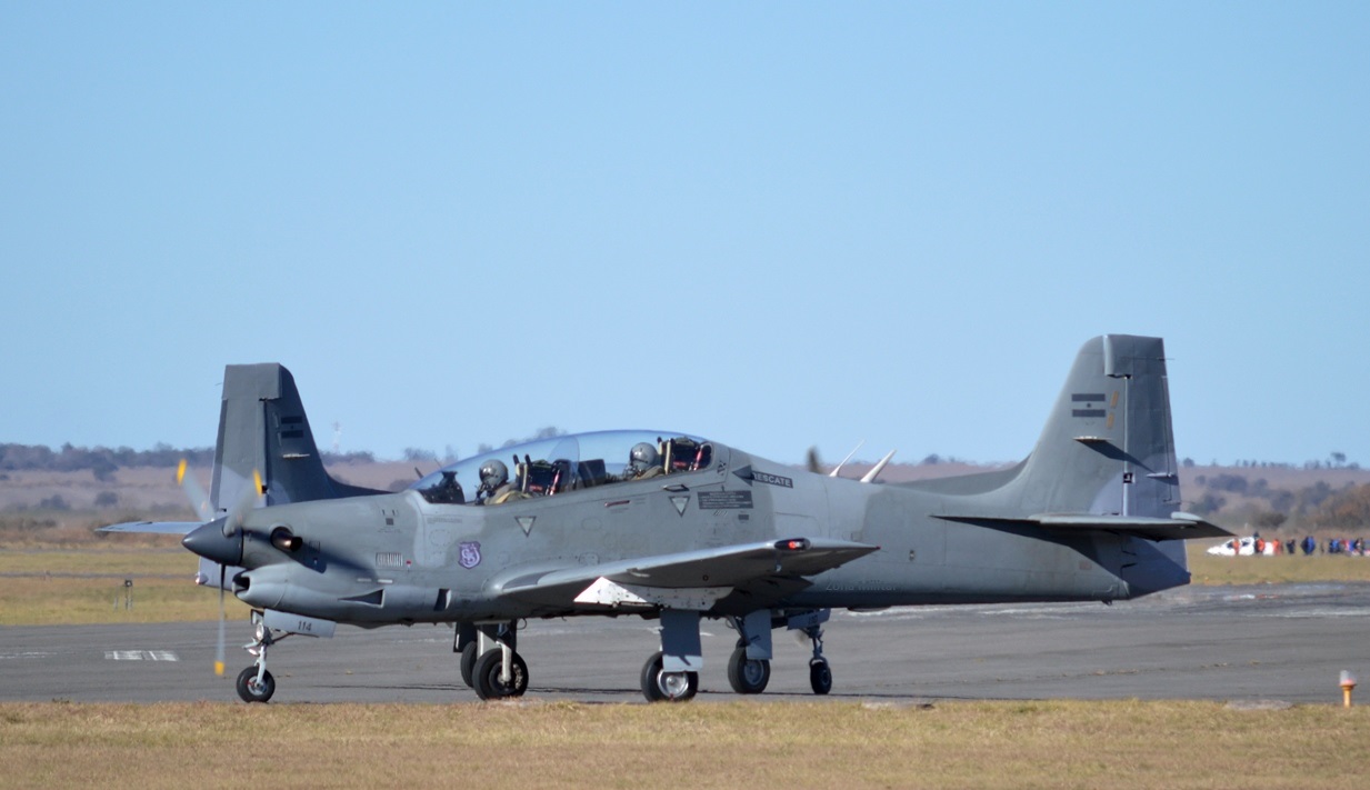 Argentine Air Force receives first modernized Embraer EMB 312 Tucano