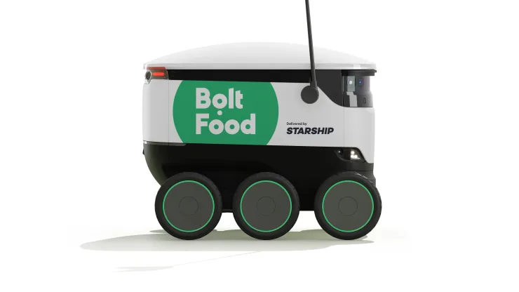 Bolt Food развернет в Таллине автономных роботов-доставщиков еды