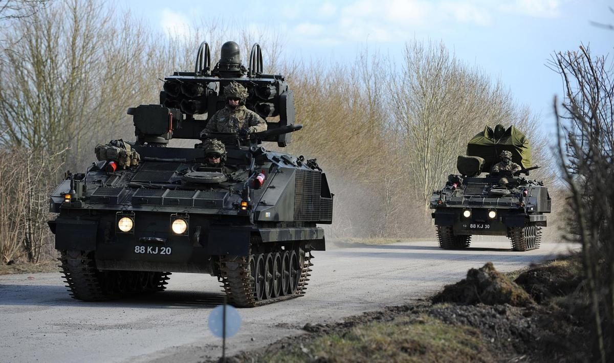 L'armée ukrainienne montre pour la première fois le HVM britannique Stormer avec des missiles Starstreak au front
