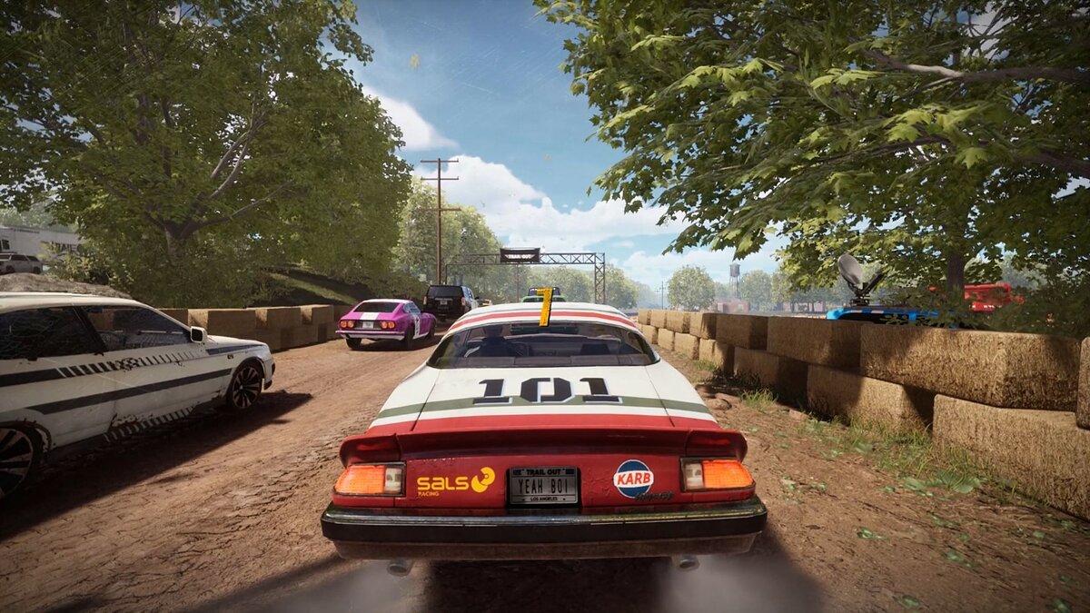Steam has released a free demo of the spiritual heir to the cult FlatOut with good graphics and destructiveness