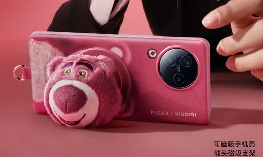 Xiaomi heeft de Civi 3 Disney Strawberry Bear smartphone onthuld met een uitgebreid bundelpakket