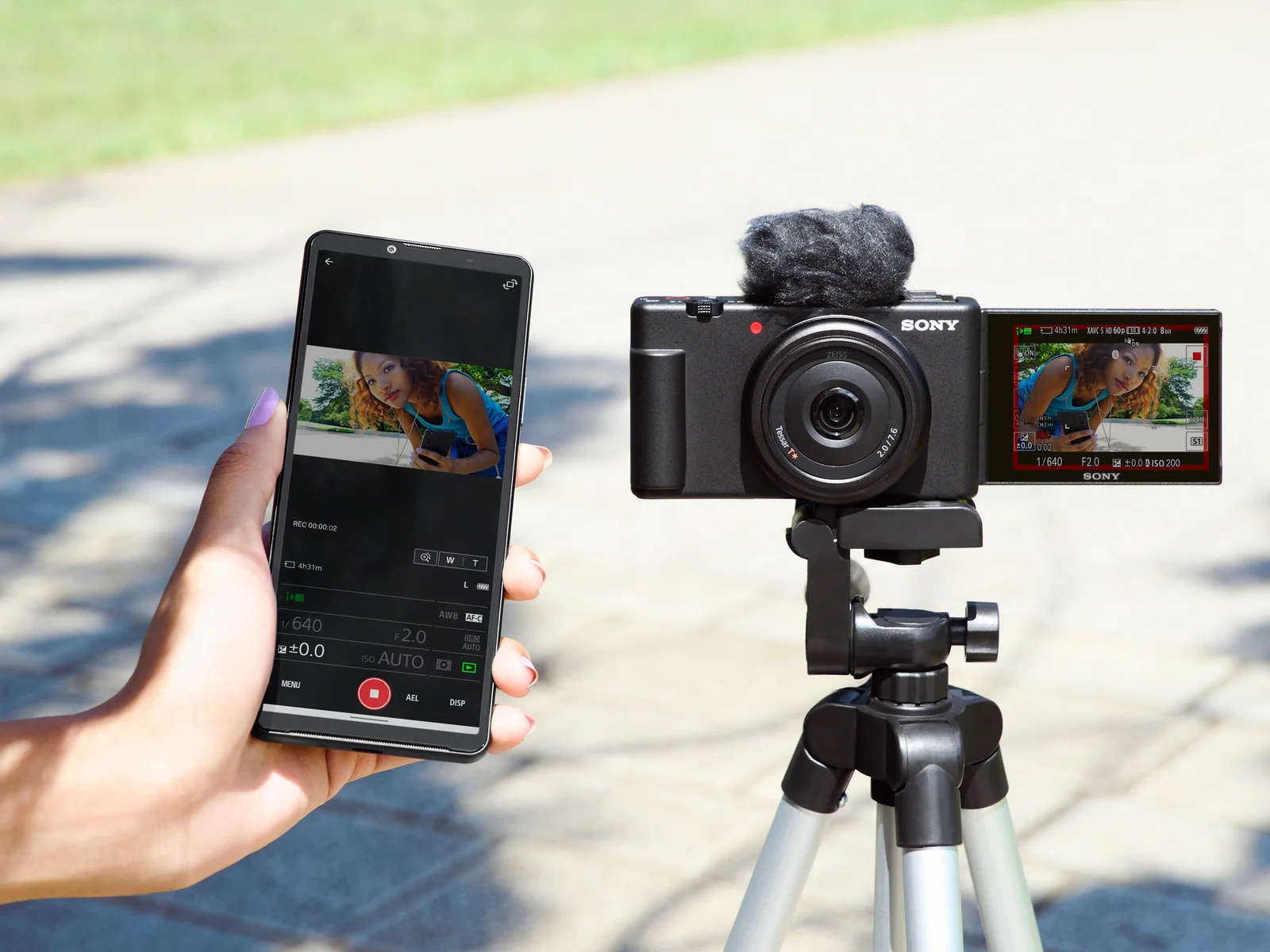 Sony представила компактну камеру ZV-1F вартістю $500