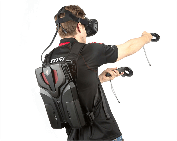 MSI VR One: первый в мире рюкзак виртуальной реальности