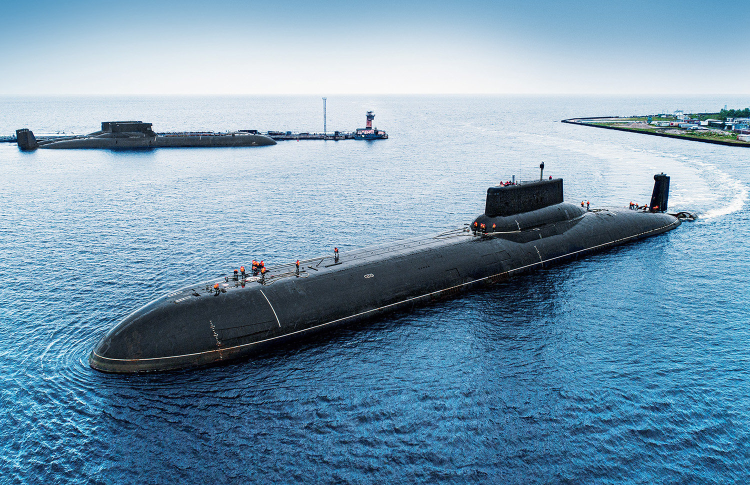 The world's largest nuclear submarine is being scrapped in russia