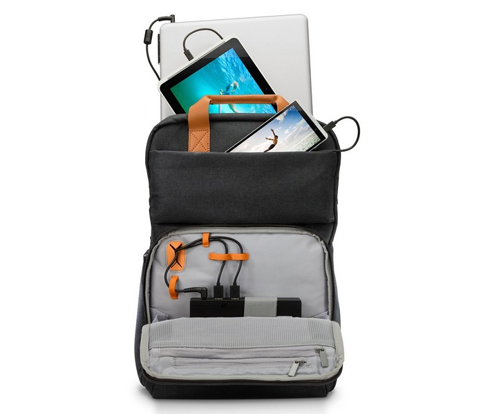 Рюкзак HP Powerup Backpack зарядит ноутбук в дороге