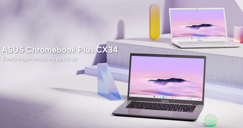 ASUS Chromebook Plus CX34 - Intel Core i7, écran Full HD et protection MIL-STD-810H, à partir de 400
