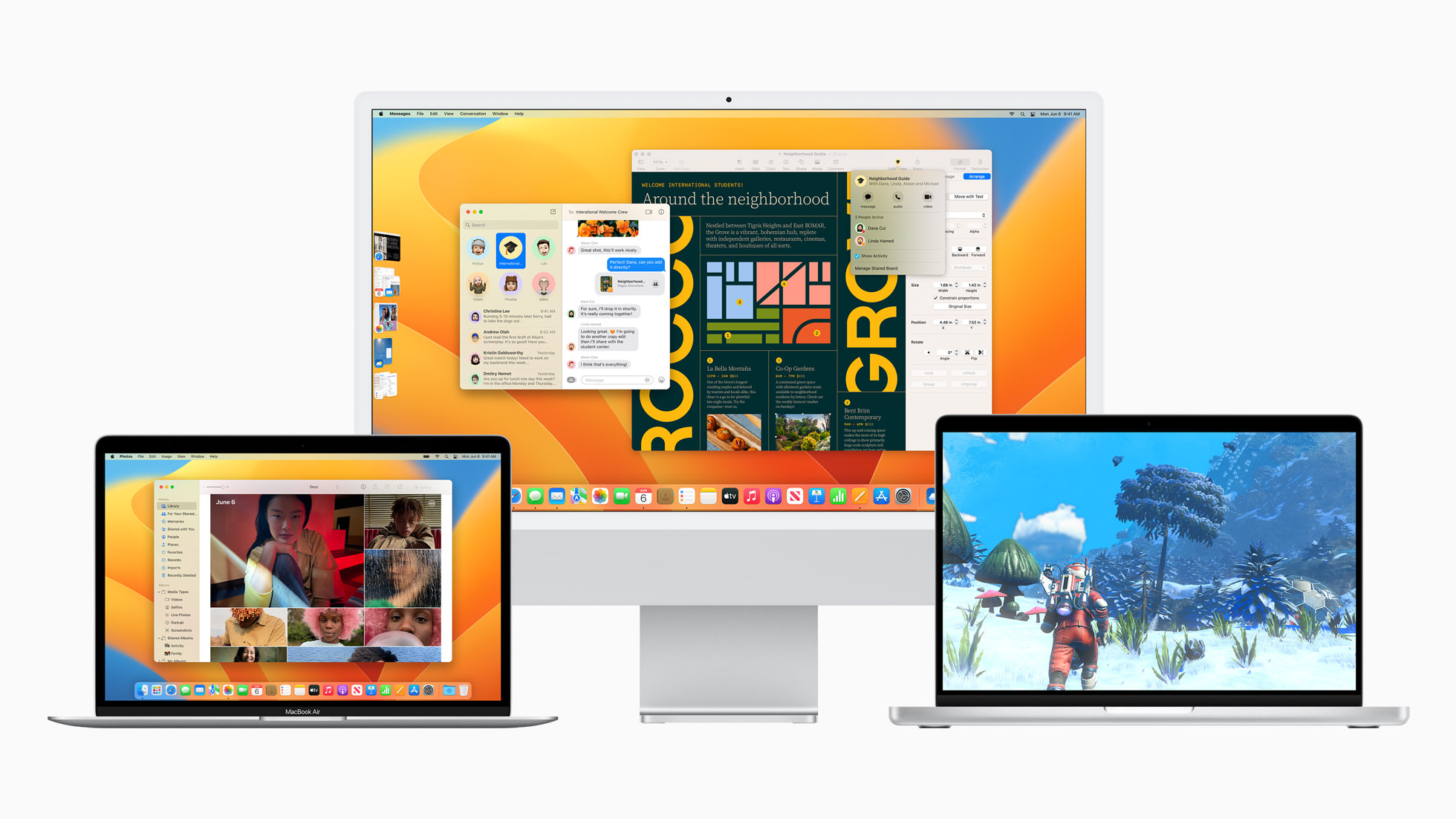 Following iOS 16: Apple introduced macOS Ventura with a new multitasking mode and updated applications