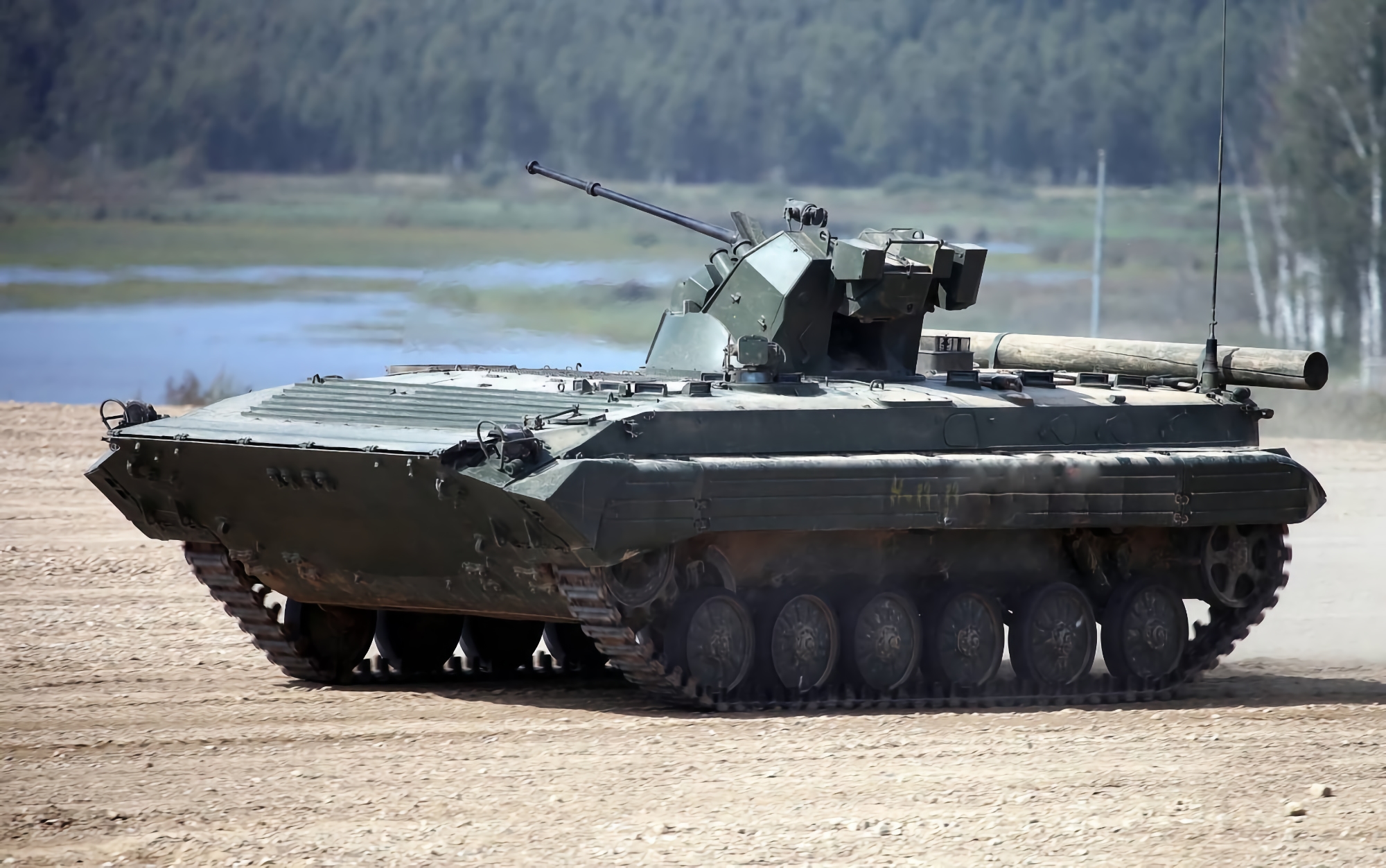 The AFU destroyed an advanced Russian BMP-1AM "Basurmanin"