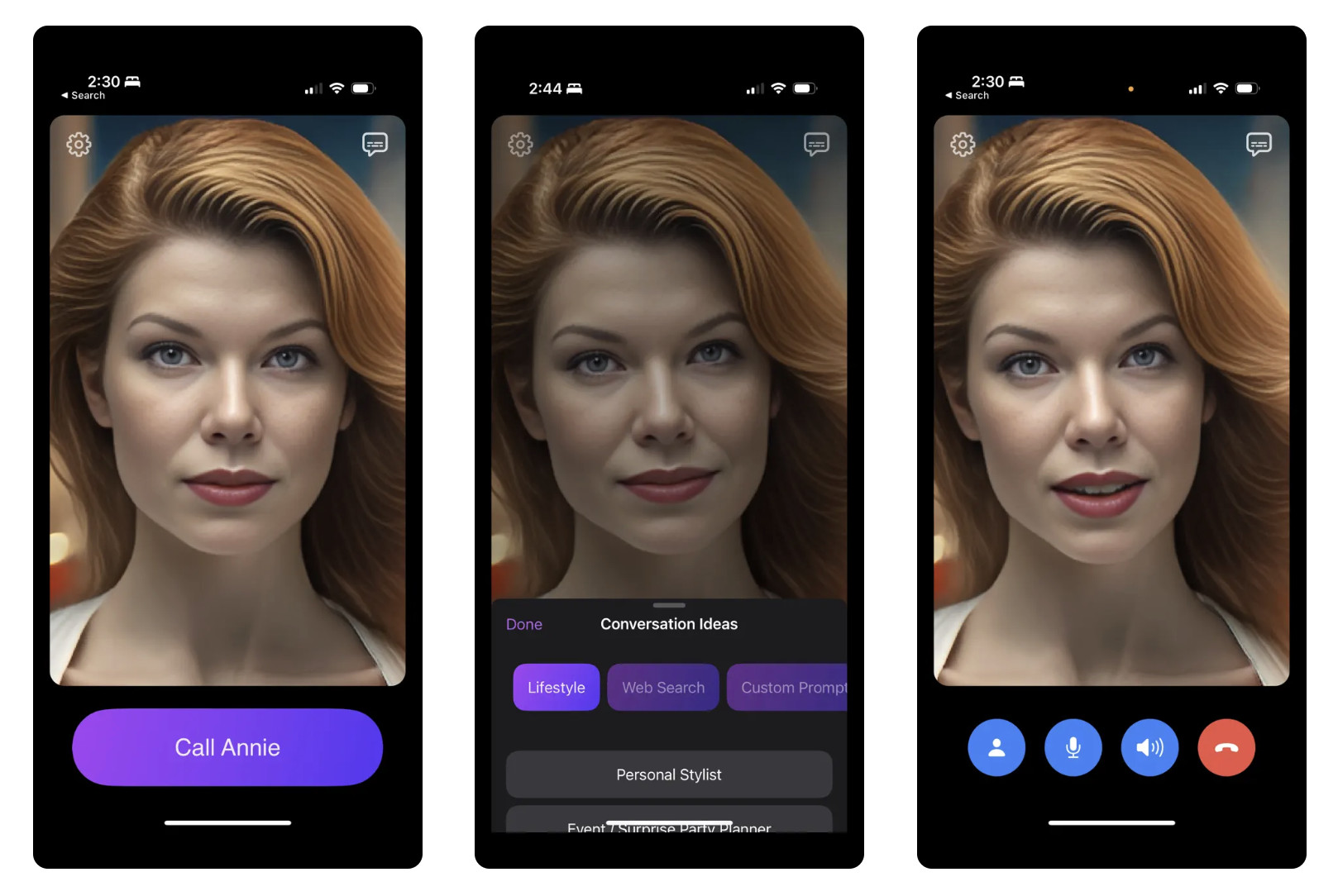 Call Annie: Lanzamiento de una aplicación para iPhone que permite hablar por videollamada con ChatGPT
