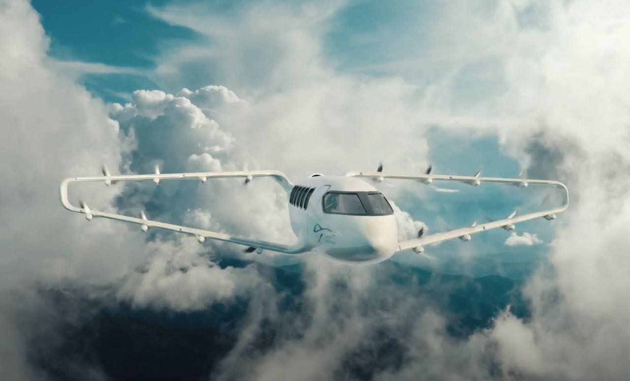 Craft Aero представила новий тип 9-місцевого літаючого таксі з "діамантового" формою крила [відео]
