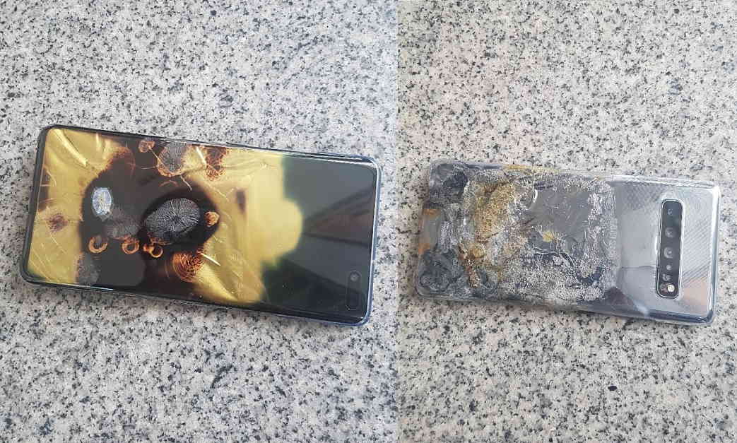 Перший пішов: Samsung Galaxy S10 5G загорівся та вибухнув