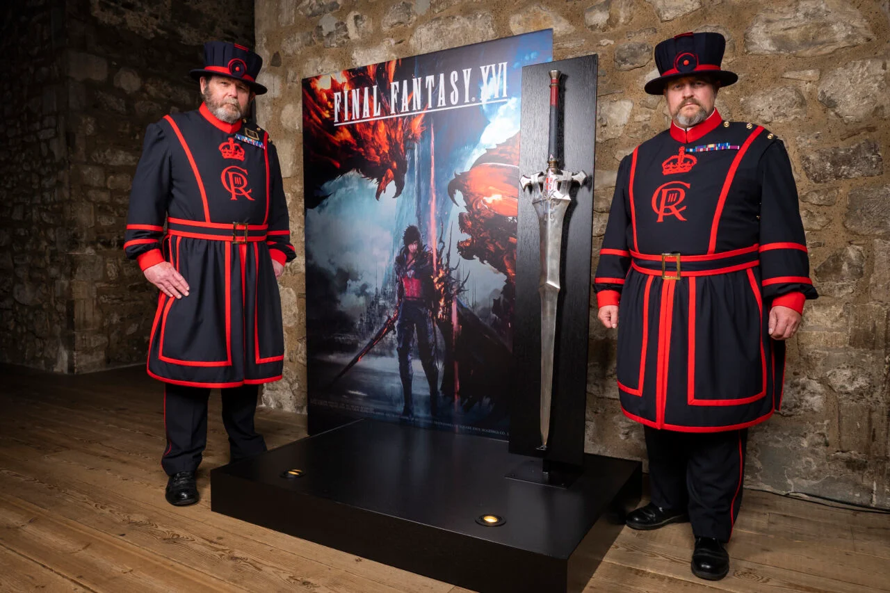 La Tour de Londres expose l'épée de Final Fantasy 16 au Royal Armouries