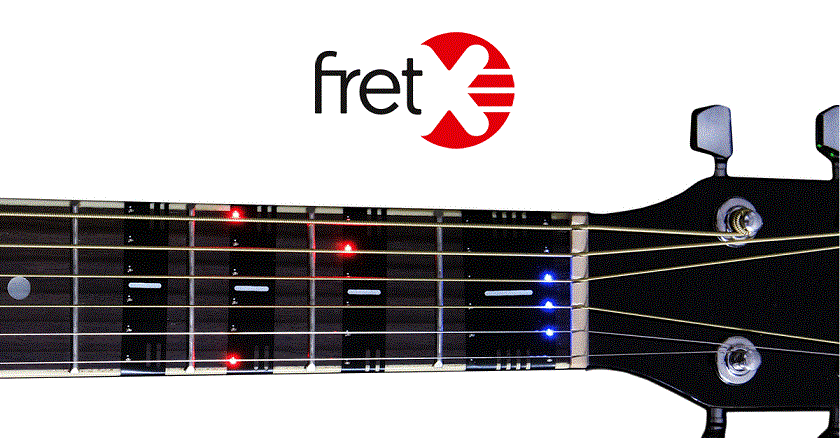 Создан смарт-гаджет FretX, который научит играть на гитаре