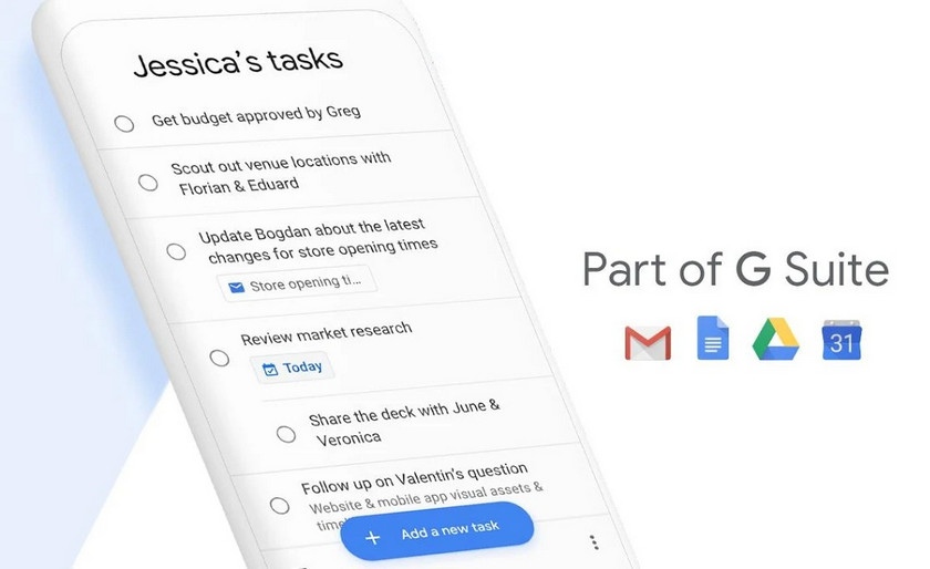 Планировщик задач Google Tasks — теперь и на смартфонах