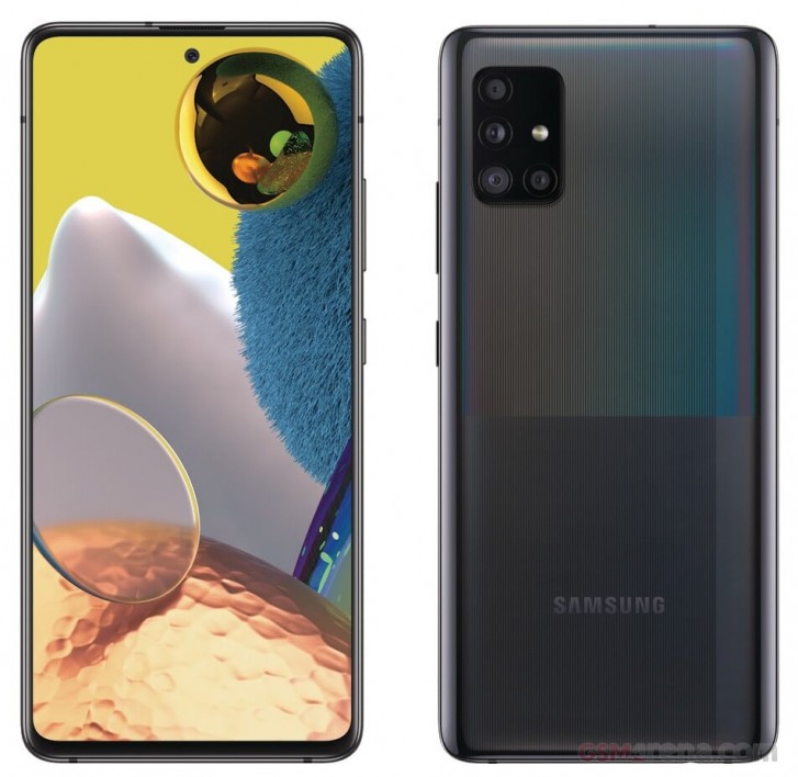 Samsung Galaxy A51 5G на пресс-рендере: L-образная камера, «дырявый» экран и другой дизайн задней панели
