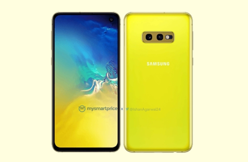Samsung Galaxy S10e з'явився на рендерах у кольорі Canary Yellow