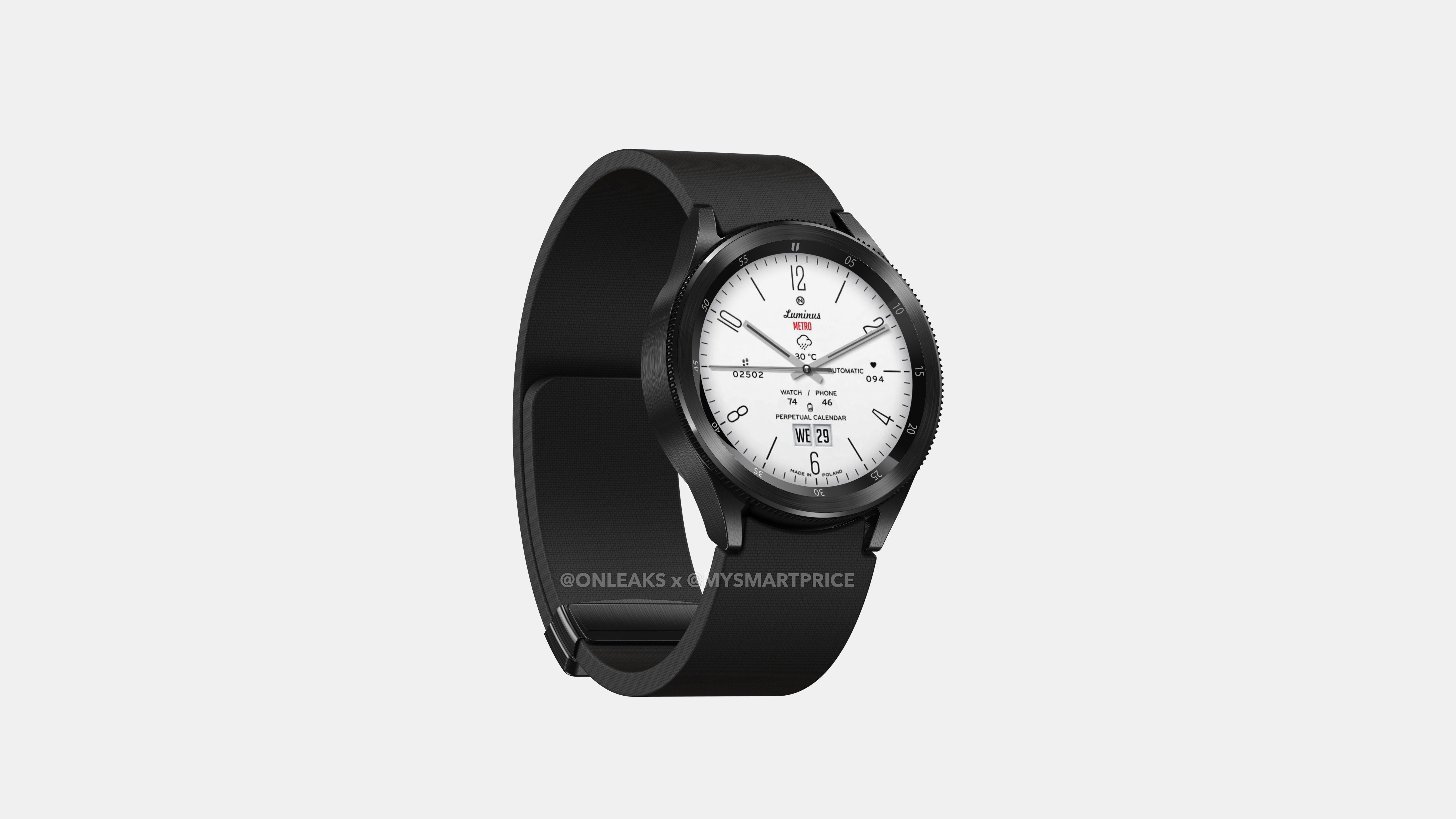 Insider onthult hoe de Samsung Galaxy Watch 6 Classic smartwatch eruit zal zien 