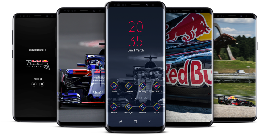 Samsung представил Galaxy S9 и S9+ Red Bull Ring Edition