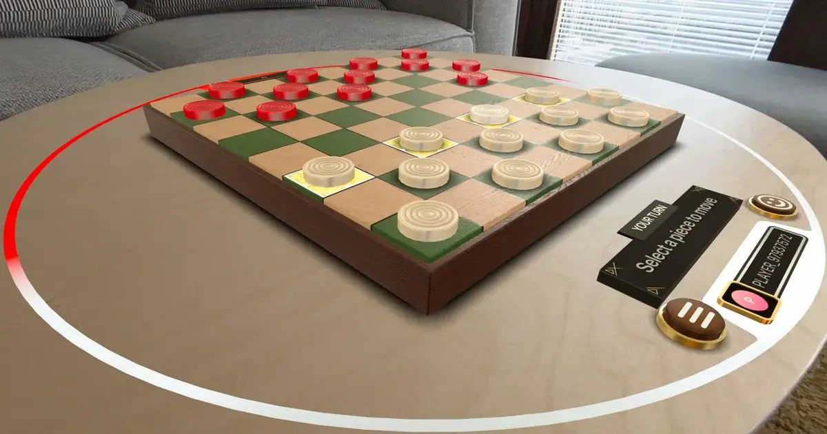 You can now play checkers on Apple Vision Pro