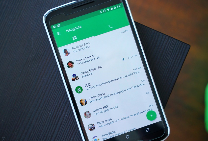 Hangouts на Android обновился и теперь поддерживает видеосообщения