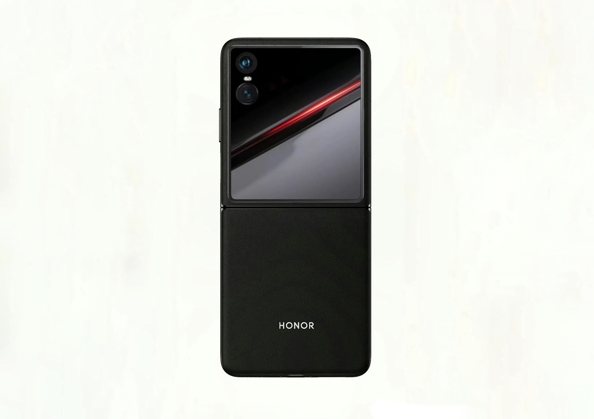 Honor Magic Flip med et design som Motorola Razr 40 Ultra har dukket opp på et bilde.