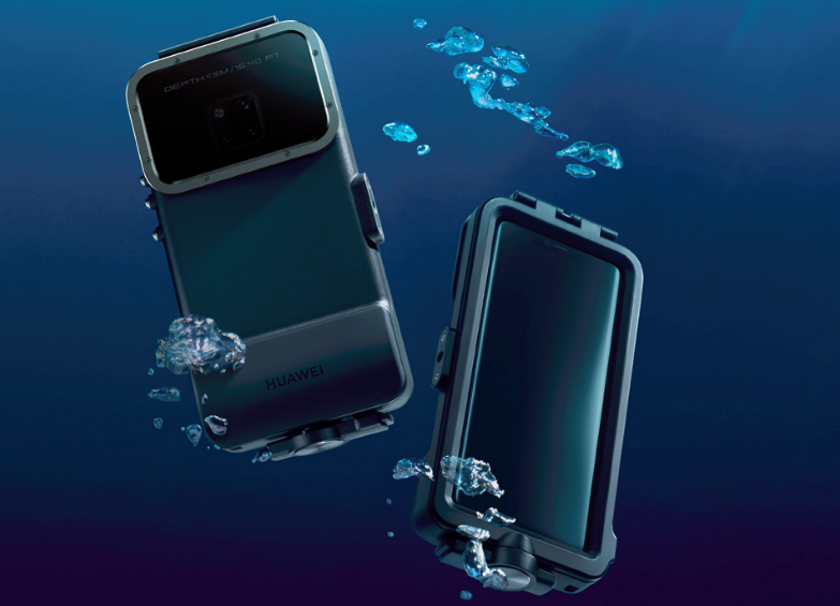 Huawei выпустила специальный водонепроницаемый чехол для Huawei Mate 20 Pro