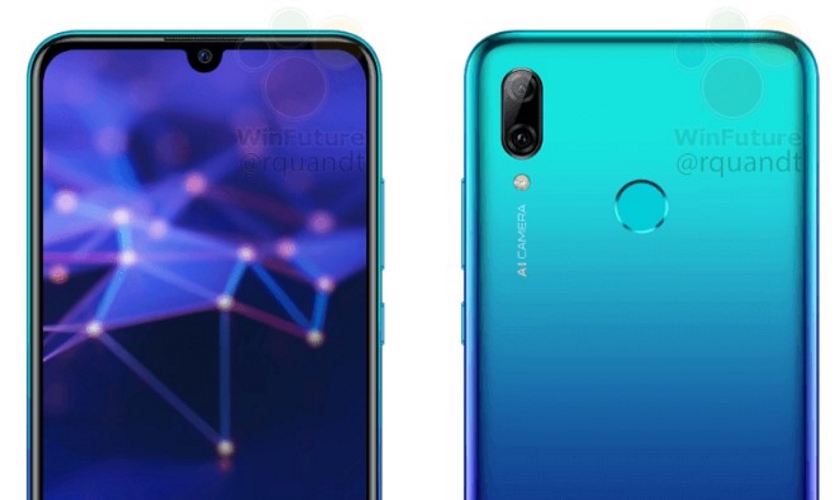 В сеть утекли характеристики и официальные рендеры смартфона Huawei P Smart 2019