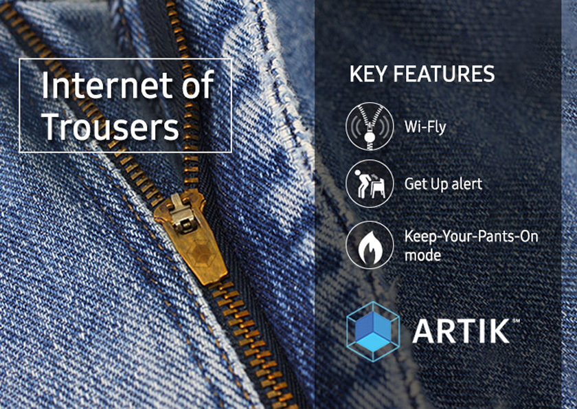 Samsung представила линейку умных вещей «Интернет штанов»