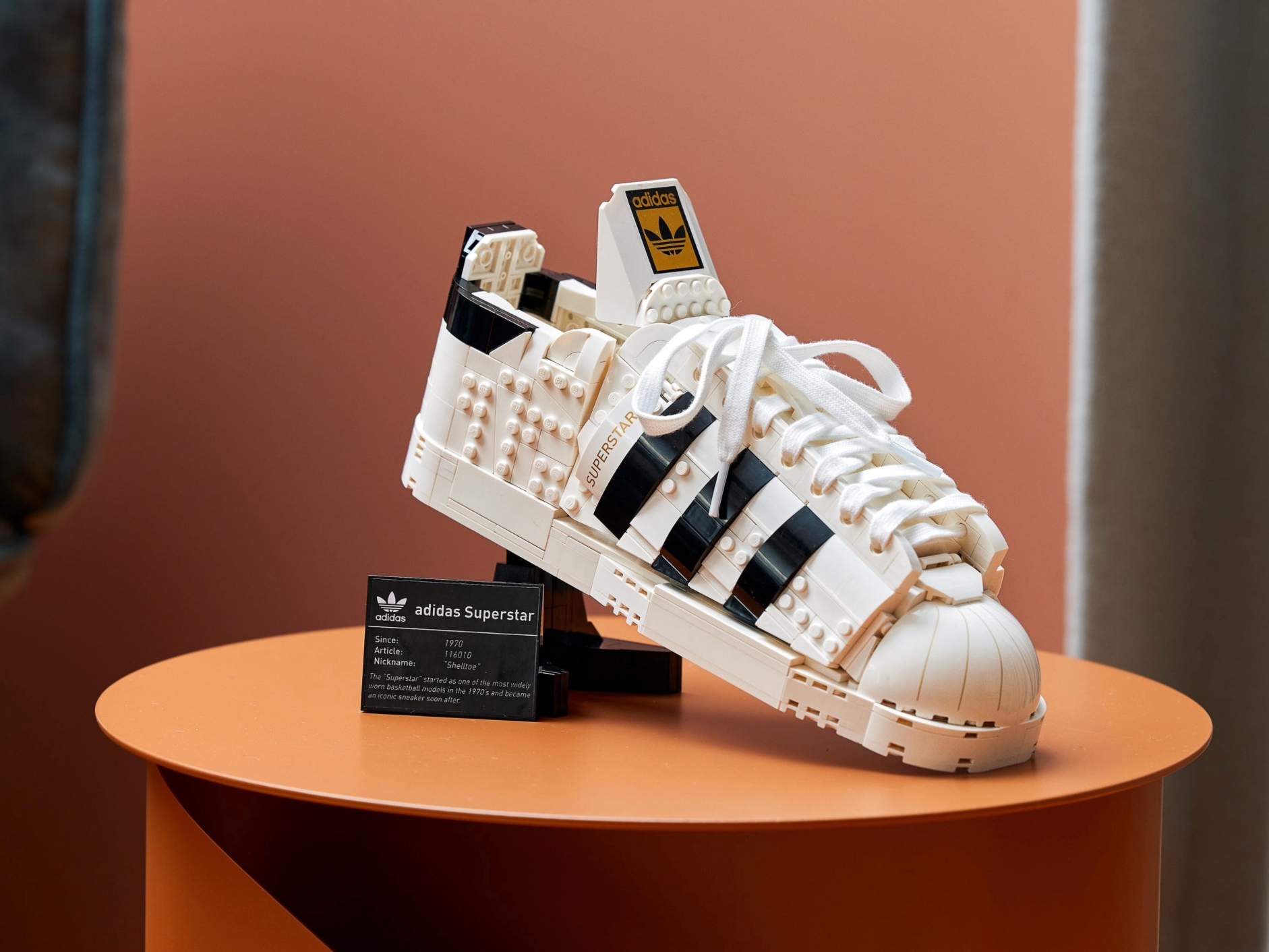 No-Wear Sneakers: LEGO Unveils Adidas Superstar set for $79