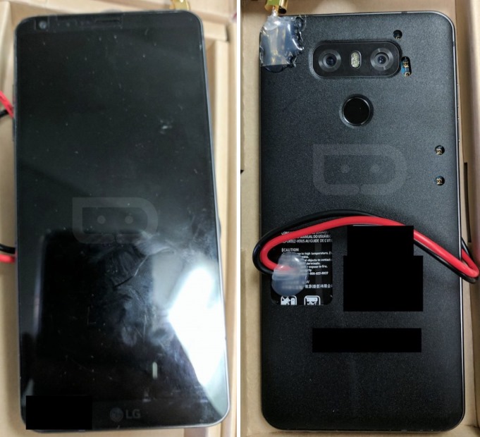 Фото прототипа LG G6: тонкие рамки и двойная камера