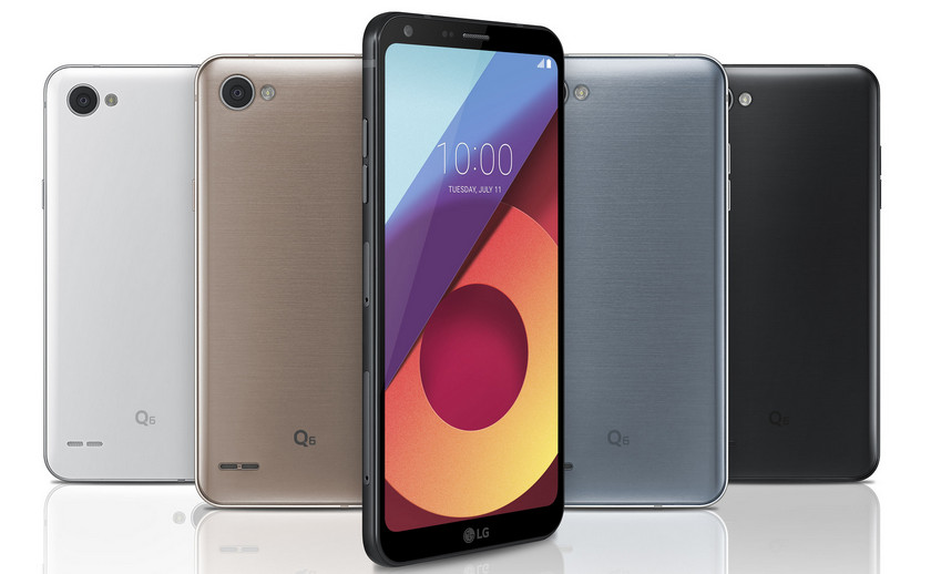 Смартфоны LG Q6: дисплей FullVision и средние характеристики